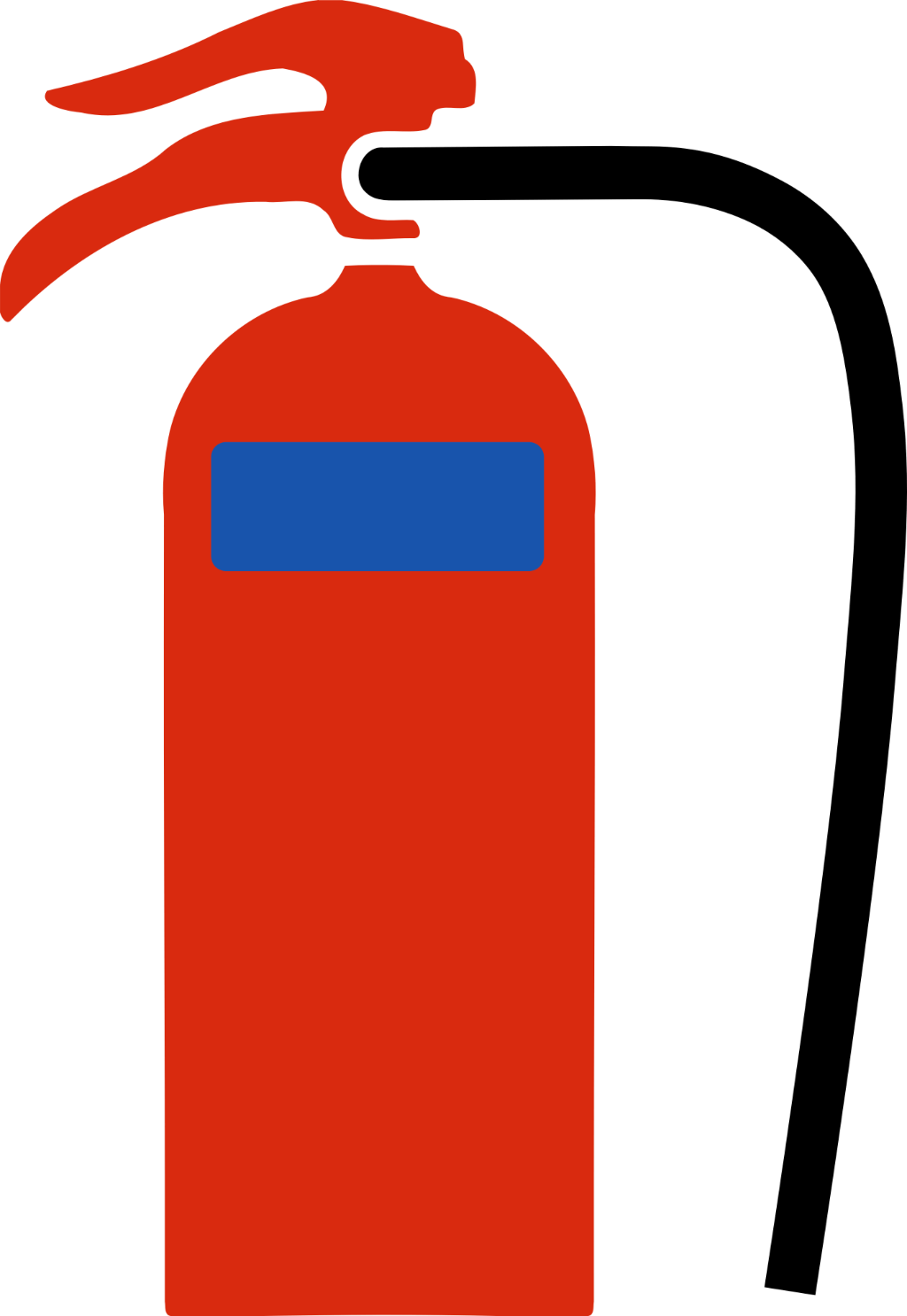 Clip art powder fire extinguisher